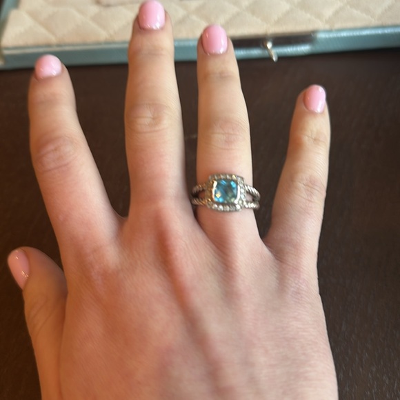 David Yurman blue ring - Picture 2 of 3